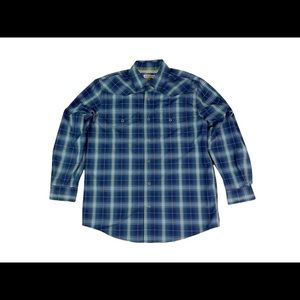 Magellan Outdoor Semi-Fitted Mag Cool Shirt Snap